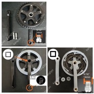 Crankset basikal / Bicycle Crankset / Basic Bicycle Crankset 40T 基本自行车曲柄组 40T