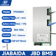 JBD BMS LiFePo4 Li-ion 16S 48V 17S 20S 60V 30A 40A 50A JIABAIDA BMS with NTC Balance Board