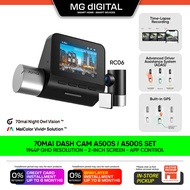 [✅ SERVIS PASANG] 70mai A500S Dash Cam Pro Plus with Rear Cam 1944P 70mai A500 Dashcam Built-in GPS 
