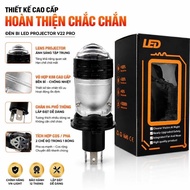 2026 Mini Ball LED Headlight H4 V30 - V22 Osram 55w Output for Cars and Motorcycles