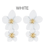 Anting Tusuk Motif Bunga Aksesoris Fashion Flower Earrings Anting Hijab Wanita