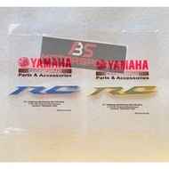 RC LOGO RC EMBLEM TIMBUL RC STICKER Y15ZR EXCITER Y150