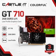 COLORFUL NVIDIA GeForce GT 710 2GB DDR3 Low Profile Graphics Card