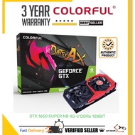COLORFUL GEFORCE GTX 1650 SUPER NB 4G-V DDR6 128BIT GRAPHIC CARD GTX1650 SUPER