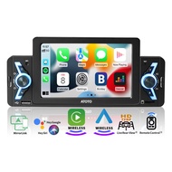 ATOTO F7WE 5inch Single Din Car Stereo Receivers, Wireless CarPlay & Wireless Android Auto, Bluetoot