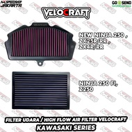 Air Filter / Air Filter VELOCRAFT High Air Flow Filter kawasaki Series Ninja 250 FI OLD Z250 Z 250 N