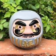 陶瓷祈願招福不倒翁存錢筒(灰)智慧 自我實現
