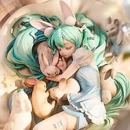 Resin Figure Kit Sleeping Rabbit Cute Unpainted Garage Resin Kit Model GK