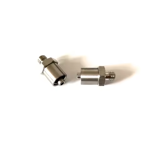 316 Stainless Steel Syringe/dispenser/machine Adapter Metal Male Luer Lock To M6 Male Thread Connect