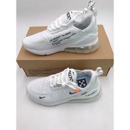 Nike Airmax 270 off/white Running Shoes For Men and Women sneakers with box and paperbag