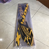 Striping stiker les body aerox kuning bahan original