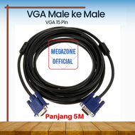 Kabel VGA To VGA / Kabel VGA Male To Male 5 Meter NYK