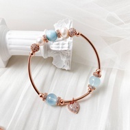 [Jamstones x Lavval] [JS x LV] Larimar Stacker Bracelet
