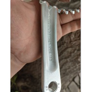 Japanese Bicycle Aluminum Alloy Crankset 32 Teeth 165 Crank Crankset Single Right Crankset No Left