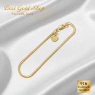 916 / 22k Gold Solid Dragon bracelet by Best Gold Shop