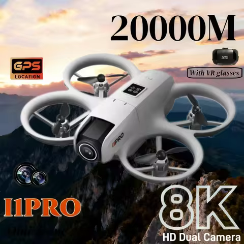 I1PRO Drone Professional 8K HD Camera With VR Glasses 5G Brushless FPV UAV Remote Control Avoidance 