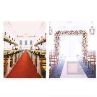 White/Red Carpet Aisle Runner|Wedding|Solemnisation 【Instock】