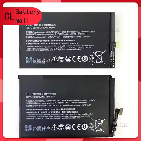 2024 Li3949T44P6h996644 Battery for ZTE Nubia Red Magic 3 / 3S NX629J Mobile Phone New
