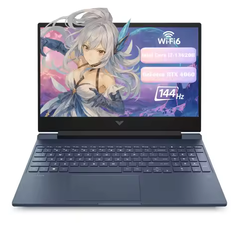 HP Victus 15.6" FHD 144Hz Gaming Laptop,Intel Core i7-13620H,64GB DDR4,4TB SSD,GeForce RTX 4060,Back