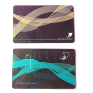 Set of 2pc JAY GEE MELWANI GROUP Member's Nets Flashpay Card *collectible like ezlink ez-link fashion