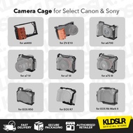 Full Camera Cage for Sony A6400/ ZV-E10/ A6700/ A7 IV/ A7 III/ A7S III/ ZV-E10 II/ EOS R50/ EOS R7/ 
