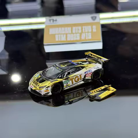 Trends Hobby 1:64 Lamborghini Huracan GT3 EVO2 - GRT #63 DTM 2025 TGI Team Alloy Die Cast Car Model