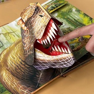 Dinosaur Encyclopedia Children 3d Pop-up Book Revealing Secrets Series Children Flip Book Dinosaur W