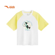 anta kids girls big kids short sleeves tee -3624C7112R-4 (baju kanak-kanak)