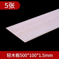 Balsa Wood Model Plane Thin Wood Slices Lightweight Wood Board DIY Making Aviation Template Material
