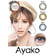 Contact Lens - Western Eyes - Ayako 16.5mm - Plano - Power - Free Lens Case