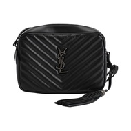【二手】聖羅蘭 (Saint Laurent) SAINT LAURENT 單肩包，Lou 相機包 612544，小牛皮，黑色