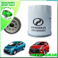 PERODUA OIL FILTER BEZZA AXIA MYVI 2018+ ARUZ TOYOTA AVANZA DUAL VVTi  PARTS