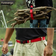 FOREVERGO 2PCS 0.6/1/1.5M Adjustable Nylon Binding Straps Outdoor Hiking Backpack Luggage Buckle-Typ