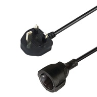 British BS1363 to CEE7/3 European Standard Female Plug UK Power Cord Germany French Female Plug SCHU