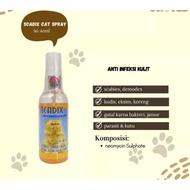 Scadix Cat Spray 60 ML- Cat fungus medicine Anti Skin Infection Scabies Demodex Scabies Exsim