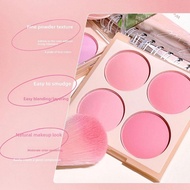Ice Cream Four-color Blush Brightening Natural Bare Makeup Effect Pigmented Matte Fine Texture R3c5