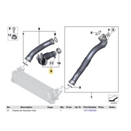 Air Pipe/Id Pipe (No.9) BMW F20/F22/F30/F34/F32/F33 Engine N20 N26