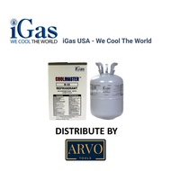REFRIGERANT GAS IGAS R32 (AIRCOND GAS UNTUK AIRCOND) - 3KG/CAN BY ARVOTOOLS