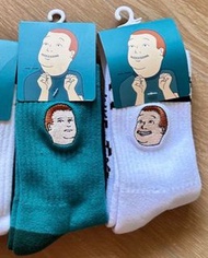 Bobby Hill 襪 socks 刺繡 男女均可 中筒襪 厚料