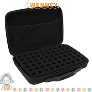 WEY Alcoho Ink Storage Organizer, Internal Pockets Foam Padding Alcohol Ink Storage Box, EVA Hard Sh