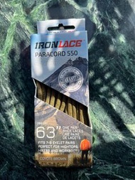 全新🇺🇸製造Iron Lace paracord 550傘兵繩63吋土狼棕長色鞋帶一對（63” 土狼棕色）(啱Red Wing, White’s, Nick’s, Wesco )🪂