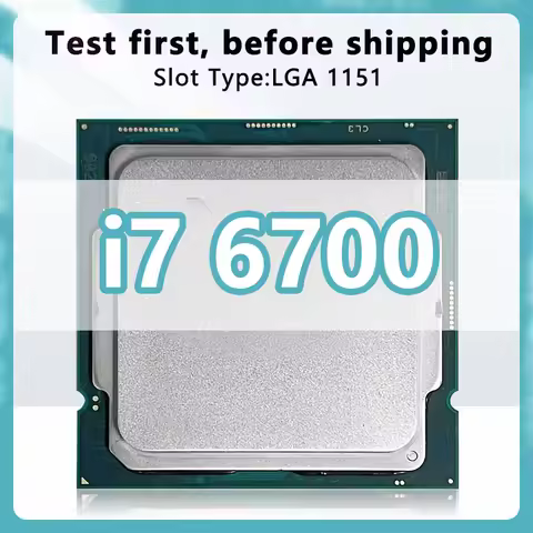 Core i7-6700 CPU 4 cores 8 threads 3.40GHz 8MB 65W 6th Generation Processor LGA1151 for Q270 Z270 Mo