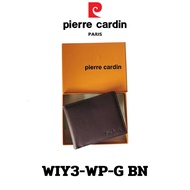 Pierre Cardin (ปีแอร์ การ์แดง) กระเป๋าธนบัตร กระเป๋าสตางค์เล็ก  กระเป๋าสตางค์ผู้ชาย กระเป๋าหนัง กระเป๋าหนังแท้ รุ่น WIY3-WP-G พร้อมส่ง ราคาพิเศษ