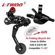 Ltwoo Xe Đạp Gấp 5 6 7 8 9 10 Tốc Độ căng xe đạp Cho Brompton Xe Đạp Truyền 5-10S Shifter Cáp Đòn Bẩ