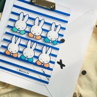 【Pinkoi x miffy】2024米飛兔 Miffy文具系列 A4板夾 法式條紋