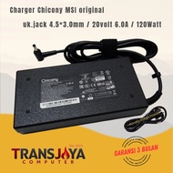 Chicony Laptop Charger Adapter MSI GF63 Thin 10sc 11sc 20V 6A