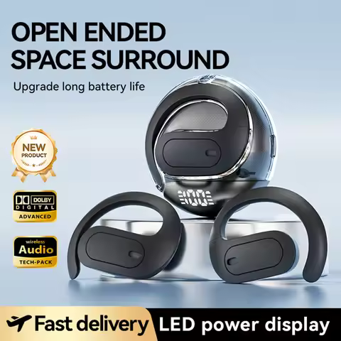 AI Translator Earbuds 144 Language Real-Time Translation Earphones Noise Reduction Bluetooth 5.4 Hea