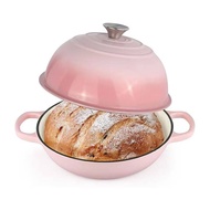 Enameled Cast Iron Dutch Oven with Lid/4 Quart Dutch Oven Pot for Sourdough Bread Baking/24cm Bread 