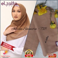 Keisha Shamora Scarf Polos Segi Empat Elzatta Hijab Murah Segi Empat Polycotton