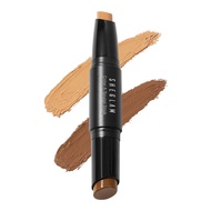 Color & Sculpt Stick-Nude & Cocoa 2 In 1 Contour Dual Head ไฮไลท์เตอร์สองหัวเม็ดสีเข้มข้นไม่ซีดจาง ใ